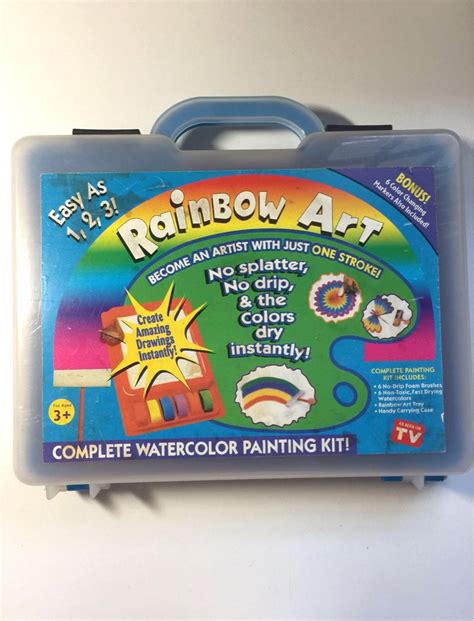 Rainbow Watercolor Art Painting Kit, Hobbies & Toys, Stationery & Craft, Craft Supplies & Tools ...