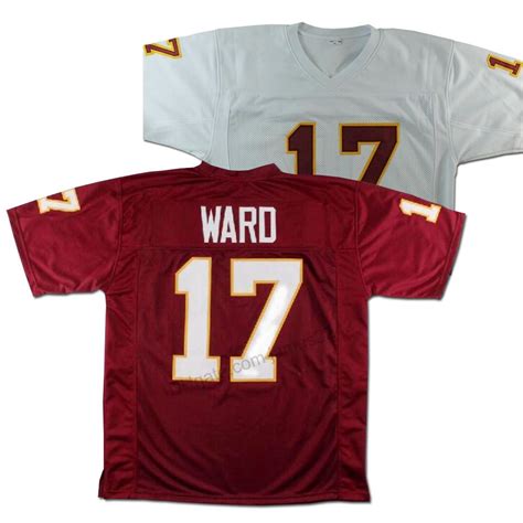 2020 Custom Retro #17 Charlie Ward Football Jerseys All Stitched White ...