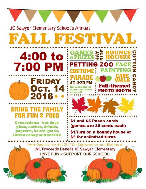 6+ Awesome Fall Festival Flyers Templates Free – Repli Counts Template ...