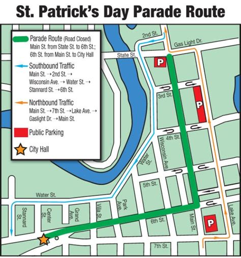 MAP: St. Patrick's Day Parade Route