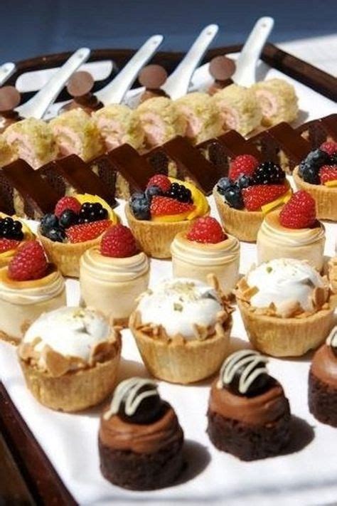 Wedding Trend: 85 Wedding Mini Desserts | Desserts, Dessert buffet ...