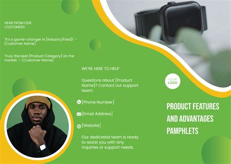 Product Features and Advantages Pamphlet Template - Edit Online & Download Example | Template.net
