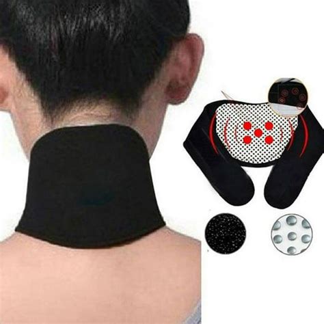 Magnetic Therapy Neck Belt Tourmaline Self Heating Magnetic Therapy ...