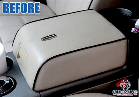 2007 2008 Lincoln Mark LT - Replacement Leather Center Console Lid Cover, Black | eBay