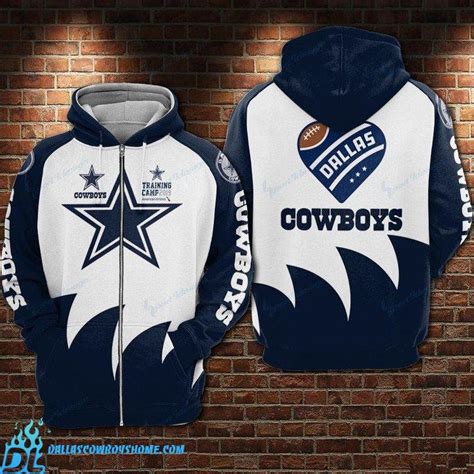 women's Dallas Cowboys full-zip hoodie - Dallas Cowboys Home