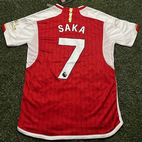 Arsenal 23/24 Home Jersey SAKA #7 - Men's... - Depop