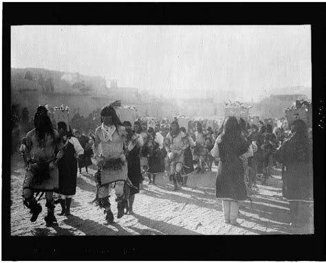 Jemez Pueblo Indians in a ceremonial dance. c 1909. LOC. | Pueblo ...