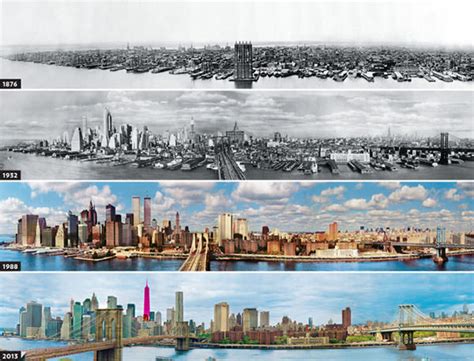 20 Skylines Of The World: Then Vs Now - Hongkiat