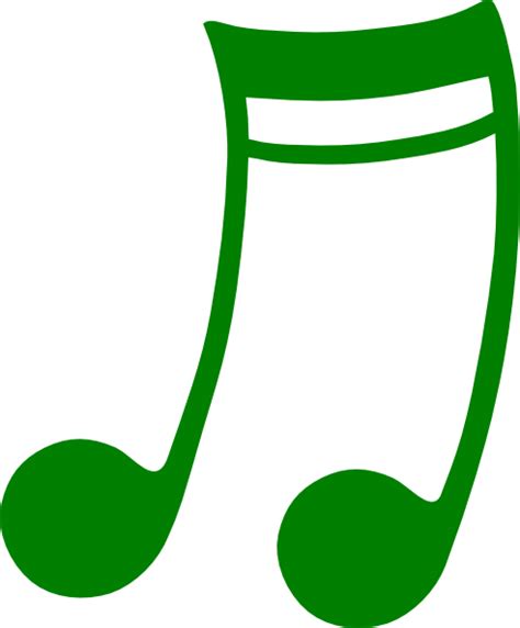 Green Music Note Png - ClipArt Best