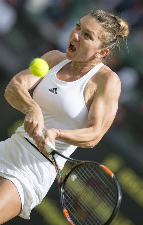 Simona Halep - Wimbledon Tennis Championships in London - Quarterfinals ...