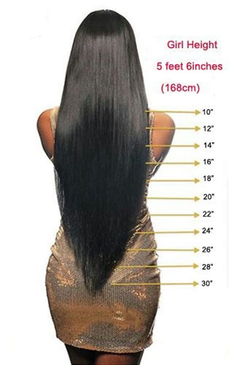 Pin by Chrissy Stewart on Weaves, Hair Extensions,& Wigs Pictures # 1 | Hair length chart, Hair ...