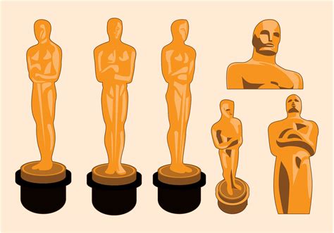 Oscar Statue Vector 107988 Vector Art at Vecteezy