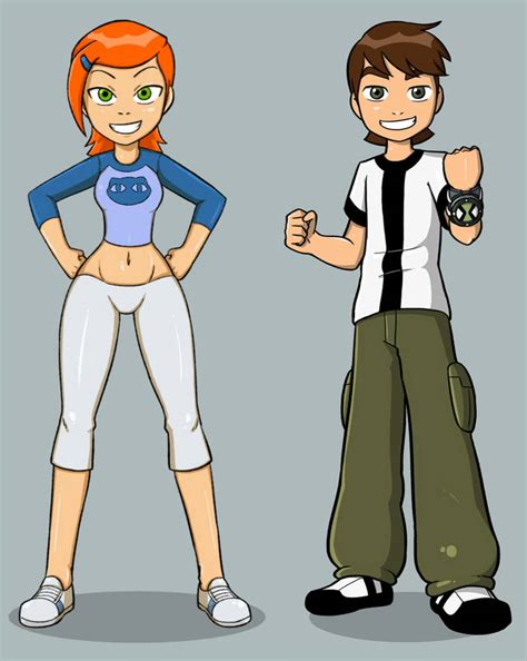 Gwen and Ben Tennyson by Garabatoz by Evil-Count-Proteus on DeviantArt