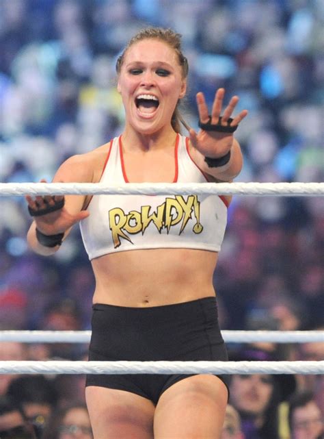 Ronda Rousey - WWE Wrestlemania 34 in New Orleans