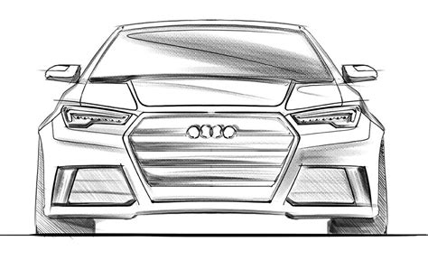 Audi Drawing Front - Automotive News