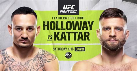 UFC on ABC: Max Holloway vs. Calvin Kattar recap and results – Fighters ...