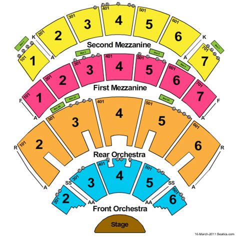 Caesars Palace Colosseum Seating