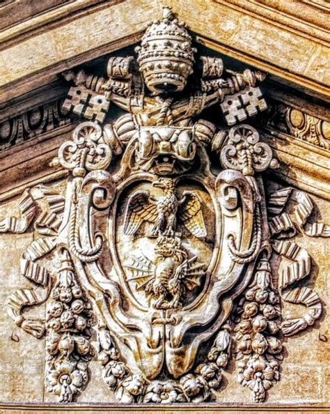 The Coat of Arms of Pope Paul V (r. 1605-21) in Rome - Walks in Rome ...