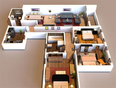 bird 3D interior flat design | CGTrader