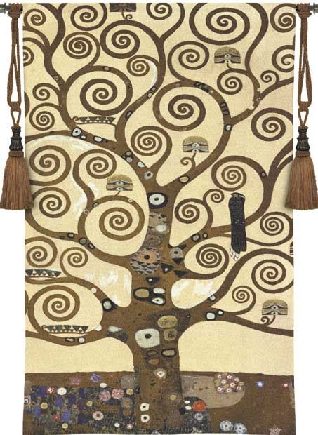 Klimt Tree of Life Tapestry - Abstract Tapestries