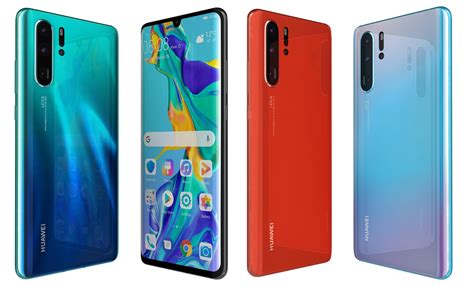 Huawei p30 pro colors 3D - TurboSquid 1401059