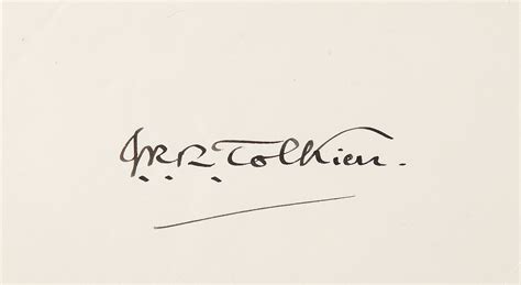 J. R. R. Tolkien Signature | RR Auction