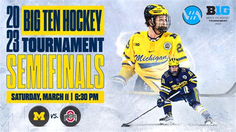 Michigan Hockey on Twitter: "The semifinal matchup is set! Now it's time to secure your seat. 🎟️ ...