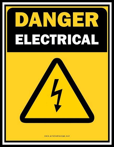 Electrical Hazards Symbol