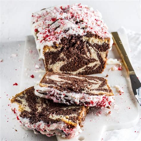 Peppermint Swirl Pound Cake - Bake from Scratch