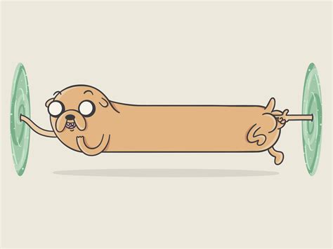 Adventure Time - Jake the Dog by Maurizio Carlini on Dribbble