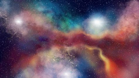 Download wallpaper 3840x2160 galaxy, stars, clouds, space, colorful 4k ...