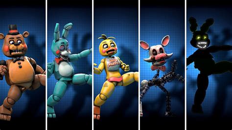 FNaF Toy Animatronics Springy Dance Fortnite Emote Animations - YouTube