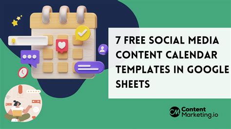 7 Social Media Content Calendar Templates in Google Sheets