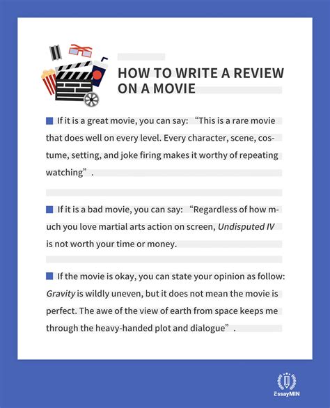 How To Write A Movie Review? The Complete Guide - EssayMin