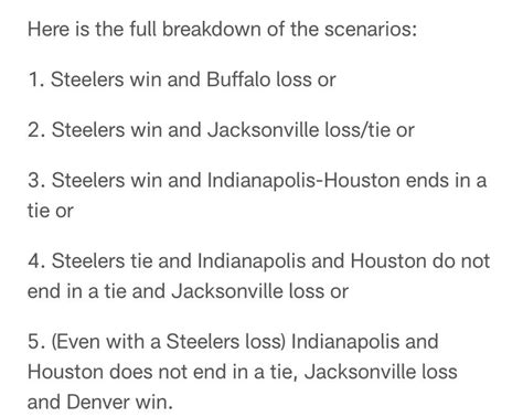 Understanding The Steelers Playoff Scenario: What Fans Need To Know