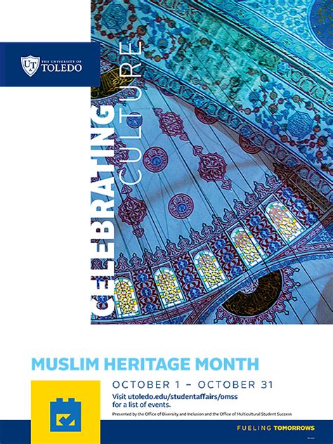 Muslim heritage month poster 2019 | UToledo News