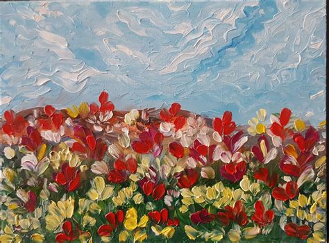 Summer Blooms Oil on Canvas | Painting, Oil painting, Oil on canvas