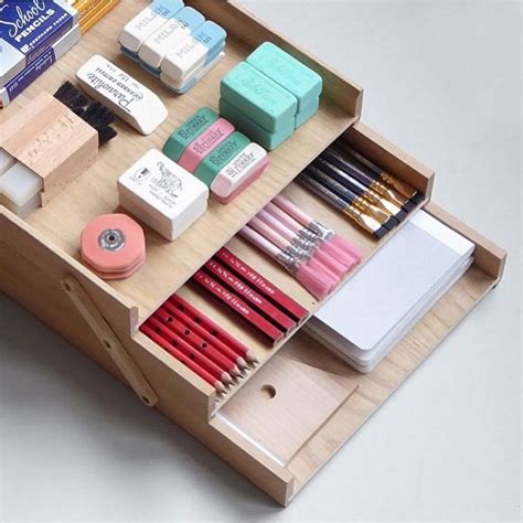 Layered storage boxes are the perfect way to organize your office ...