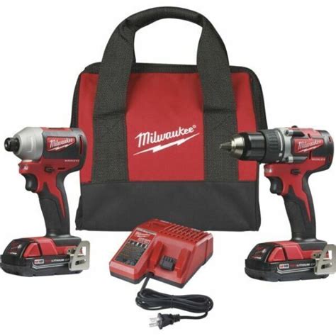 Milwaukee M18 18V Compact Brushless 2-Tool Combo Kit, Drill Driver ...