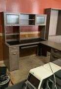 Desk, Bookcase and Woodlook File Cabinet - Bonnette Auctions