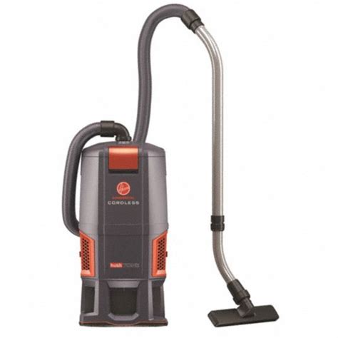 HOOVER COMMERCIAL Cordless Backpack Vacuum, 91 cfm, HEPA Vacuum ...