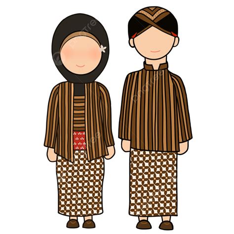 Yogyakarta Hd Transparent, Illustration Yogyakarta Traditional Clothes, Traditional Clothes ...