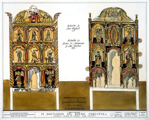 El Santuario De Chimayo, 1934 Drawing by Granger - Pixels