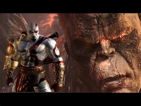 Kratos vs Cronos gow 3 (español) - YouTube