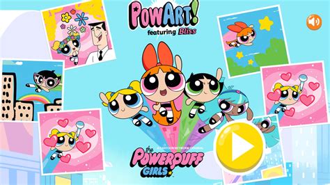 POW Art featuring Bliss | The Powerpuff Girls Games | Cartoon Network