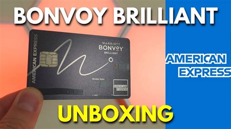 UNBOXING | AMEX Marriott Bonvoy Brilliant Card (2022) - YouTube