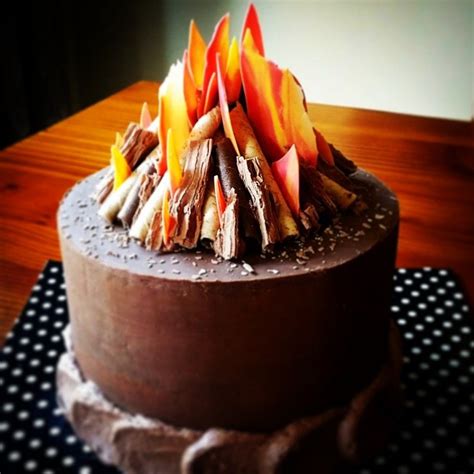 Bon fire cake | Fire cake, Food and drink, Amazing cakes