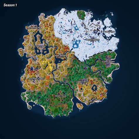 The Complete Evolution of the Chapter 4 Map - Asteria : r/FortNiteBR