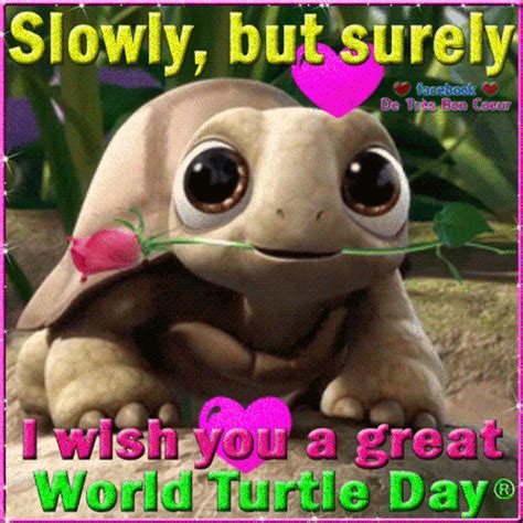 Slowly But Surely. Free World Turtle Day® eCards, Greeting Cards | 123 ...