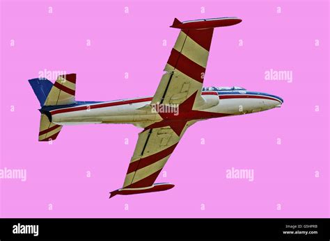 The old school military plane flying over Stock Photo - Alamy